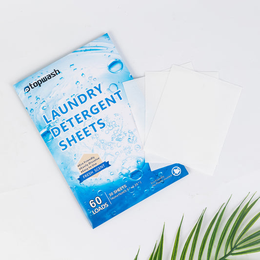 Eco-Friendly Laundry Detergent Sheets - 60 Loads