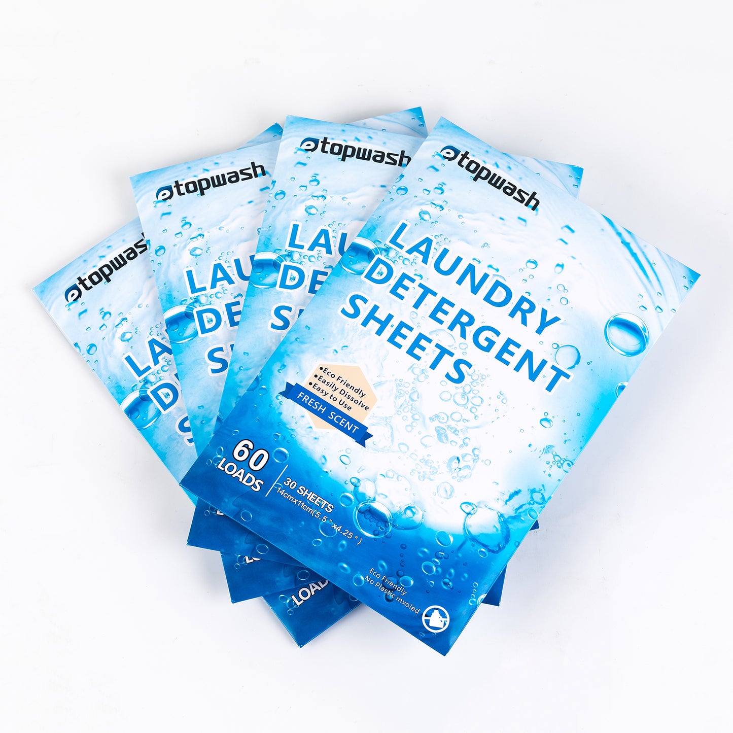 Eco-Friendly Laundry Detergent Sheets - 60 Loads